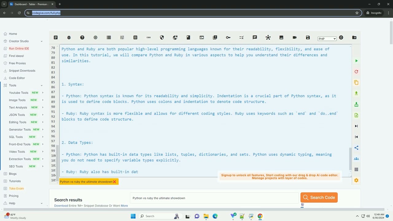 Python vs ruby the ultimate showdown