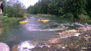 preview picture of video '7 Canoes - Lac Saint-Point - Passage de la retenue'