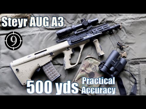 Steyr AUG A3 to 500yds: Practical Accuracy (w/ Primary Arms ACSS 1-6x Raptor)