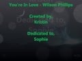 You're In Love - Wilson Phillips w/lyrics