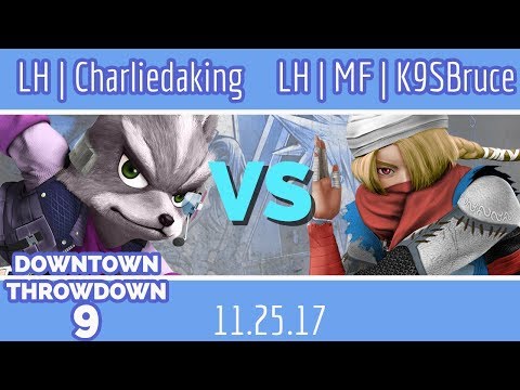 LH | Charliedaking (Fox) vs LH | MF | K9SBruce (Sheik) - DT9 - Wii U