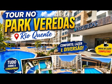 ONDE SE HOSPEDAR EM RIO QUENTE?TOUR NO HOTEL PARK VEREDAS