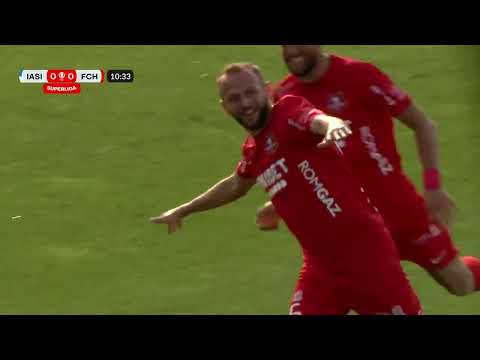 GOOOL! Poli Iași - Hermannstadt 0-1. Balaure deschide scorul, după o eroare în apărarea gazdelor