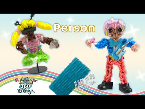 Make a PERSON using the NEW Rainbow Loom 360 Kit | Tutorial by Michelle