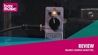 Video thumbnail for Review - Ibanez Mini Chorus effects pedal by Bax Music UK