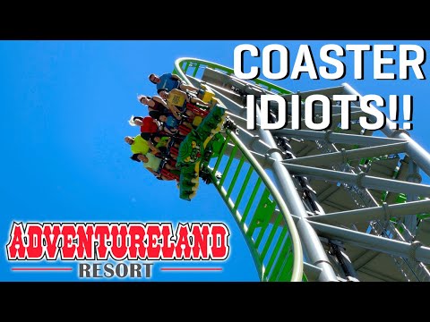 Coaster Idiots Go To Adventureland! - Super Wacky Iowa Amusement Park! (June 2021)