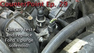 CounterPoint Ep.29-How to test/replace PV691 purge solenoid on Ford Escape & Fusion P0443 & P0455