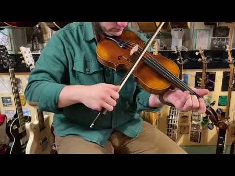 1920s Bruno German Stradivarius-Copy 4/4 Violin (VIDEO! Fresh Work, Ready to Go) image 20