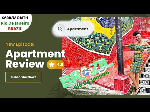 APARTMENT TOUR - RIO DE JANEIRO - BRAZIL - WHAT $600/700 GETS YOU A MONTH