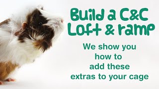 How to Make a LOFT & RAMP for a 2x4 GUINEA PIG C&C CAGE | 2x5, 2x6 Cages