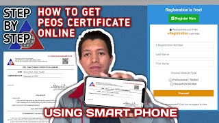 🇯🇵🇵🇭HOW TO GET  PEOS CERTIFICATE ONLINE || USING SMART PHONE || STEP BY STEP TUTORIAL || VLOG 04