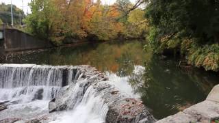 Little Waterfall in Stroudsburg, Pennsylvania - McMichael's Creek from 1800's