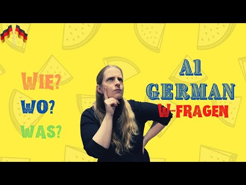 Learn German | W-Questions | W-Fragen | German for beginners | A1-Lesson 2