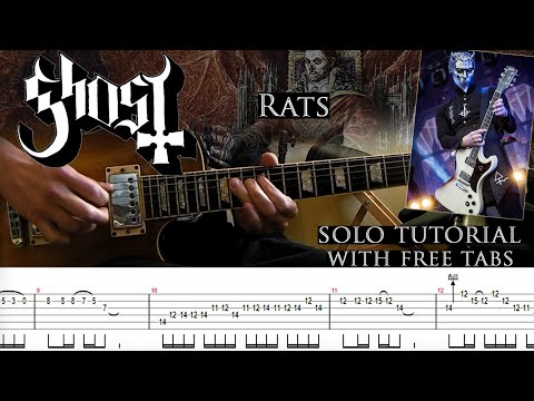 Ghost - Rats guitar solo lesson (with tablatures and backing  tracks)