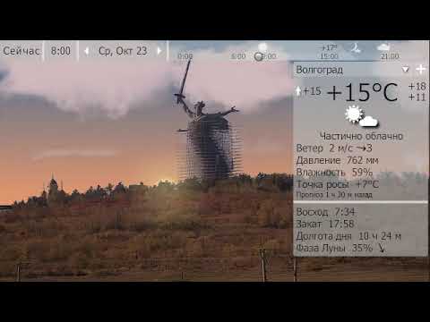 Погода. Волгоград. 22 - 24 октября 19 г.