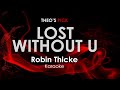 Lost Without U - Robin Thicke karaoke