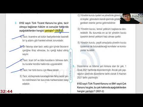 SMMM SGS TİCARET HUKUKU SUAT HOCA