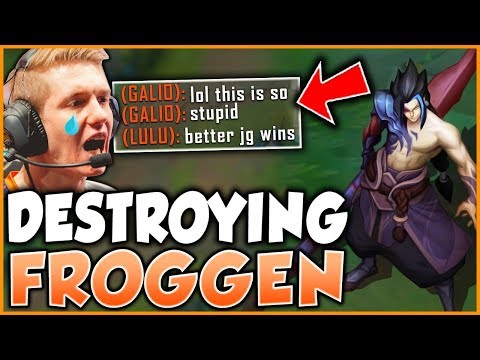 CHALLENGER KAYN DESTROYS FROGGEN IN RANKED (INSANE STOMP) - League of Legends