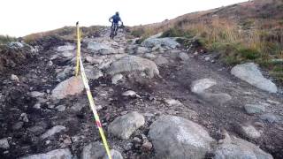 Red Downhill Bike Track