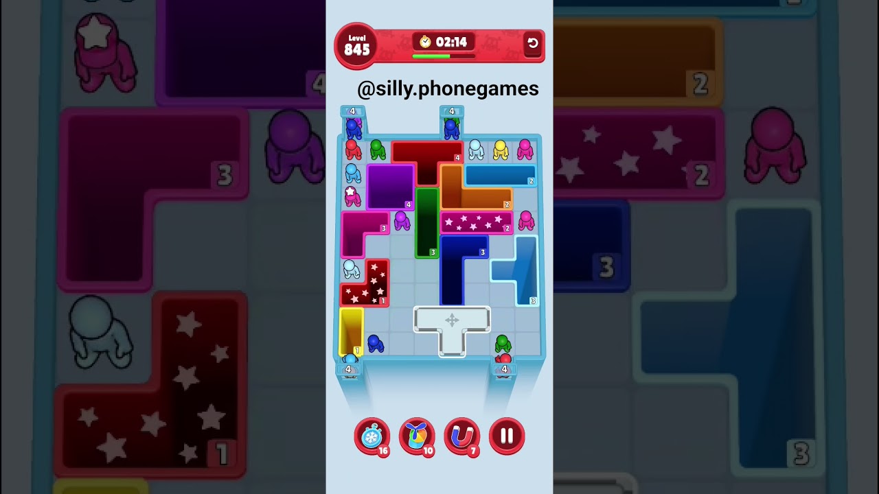 Drop Away Level 845 Walkthrough Solution