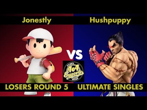 SSBU - 4o4 Smash Night 25 - REAL| Jonestly (Ness) vs VA| Hushpuppy (Kazuya) - Losers Round 5