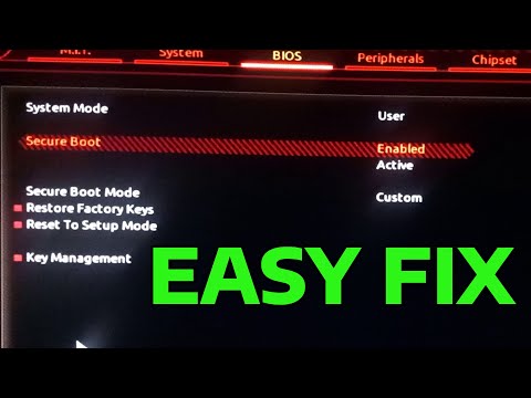 How To Fix Secure Boot Enabled But Not Active in BIOS