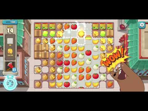 We Bare Bears Match3 Repairs Level 1300 - No Boosters