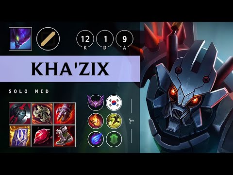 Kha'Zix Mid vs Yasuo - KR Master Patch 25.04