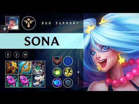 Sona Support vs Senna - EUW Grandmaster Patch 25.24
