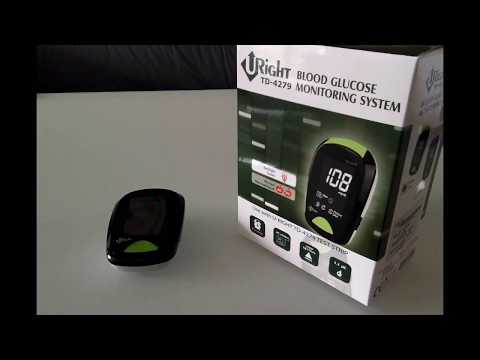 URIGHT BLOOD GLUCOSE METER TD 4279 INTRO