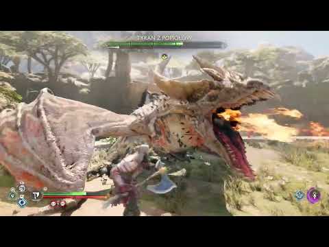 Tyran z popiołów - walka w God of War: Ragnarok