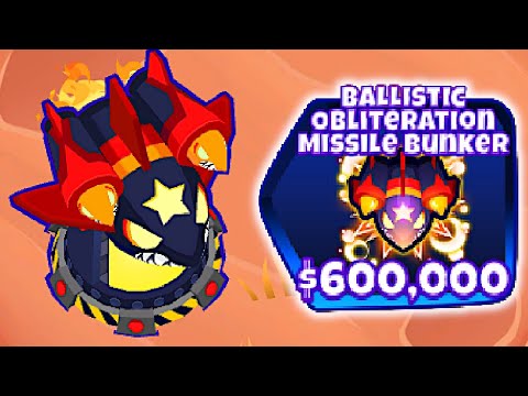 NEW 5-5-5 BOMB Paragon - The Ballistic Obliteration Missile Bunker! (Bloons TD 6)