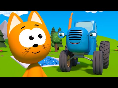 Learn colors with Meow meow Kitty Games – Tractors and color balls