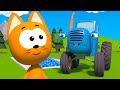Learn Colors With Meow Meow Kitty Games Tractors And Color Balls