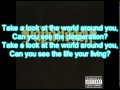 Papa Roach - The World Around You - Lyrics