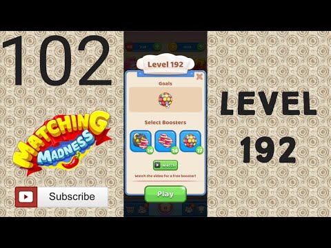 Matching Madness: Match 3 Puzzle games. Level 192 #tinytacticsgames
