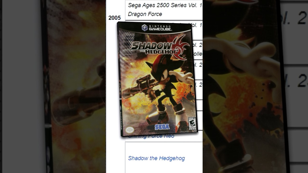 Is Shadow the Hedgehog a Bad Game?
