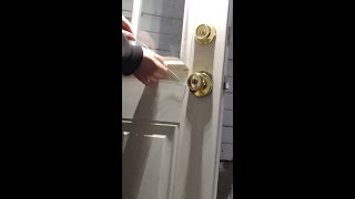 [72] how to unlock a doorknob without a key