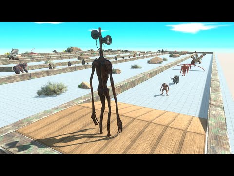 Siren Head Death Run - Animal Revolt Battle Simulator