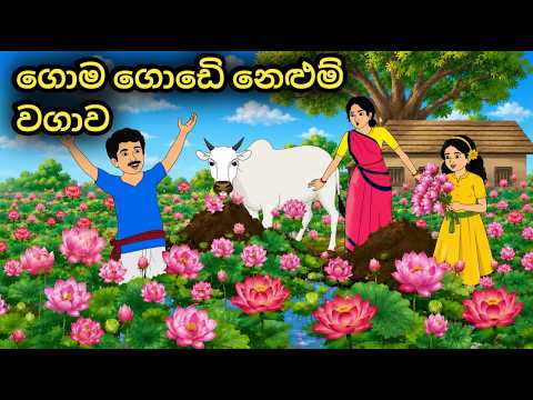 ගොම ගොඩෙි නෙළුම් වගාව...sinhala cartoon video.. sinhala kathandara. #sinhalacartoons #sinhalacartoon