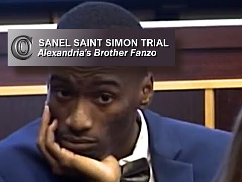 SANEL SAINT SIMON TRIAL 👫 - Alexandria's Brother Fanzo (2018)