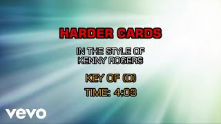 Kenny Rogers - Harder Cards (Karaoke)