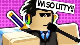 DROPPIN BARS in ROBLOX RAP FREESTYLE