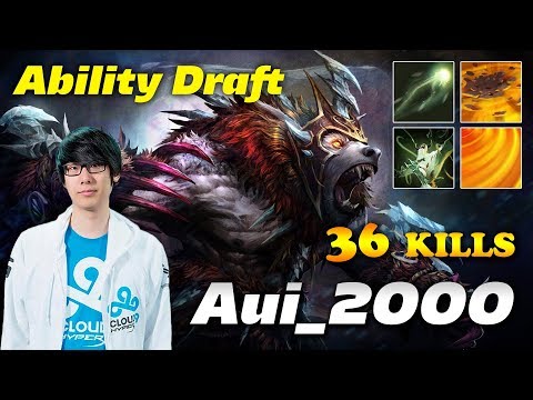 Aui_2000 Ursa 36 KILLS - Ability Draft - Dota 2 Patch 7.07