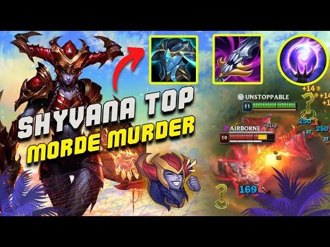Shyvana Top S13 vs Mordekaiser ATTACK Speed & Nullifying Orb Stomp