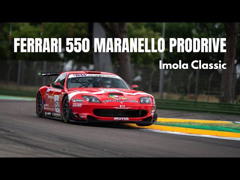 Thumbnail for Ferrari 550 Maranello Prodrive at Imola Classic - incredible V12 sound by Ferrari 550