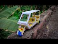 How To Make A Tuk Tuk Rickshaw At Home Diy Matchbox Auto Rickshaw Easily