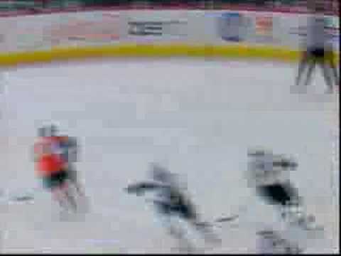 Vermette's goal vs Penguins - Feb 1/08
