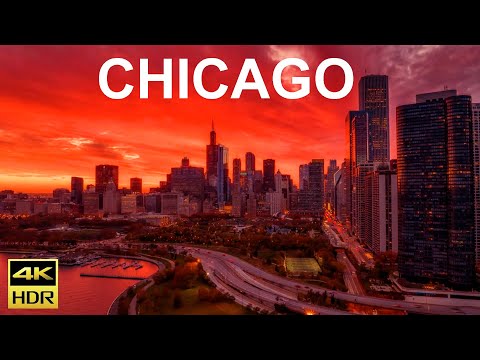 Chicago, USA 🇺🇸 16K Ultra HD Drone Video