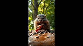 A Friend in the Mud  Marmot rescue the Ant- Landscape version